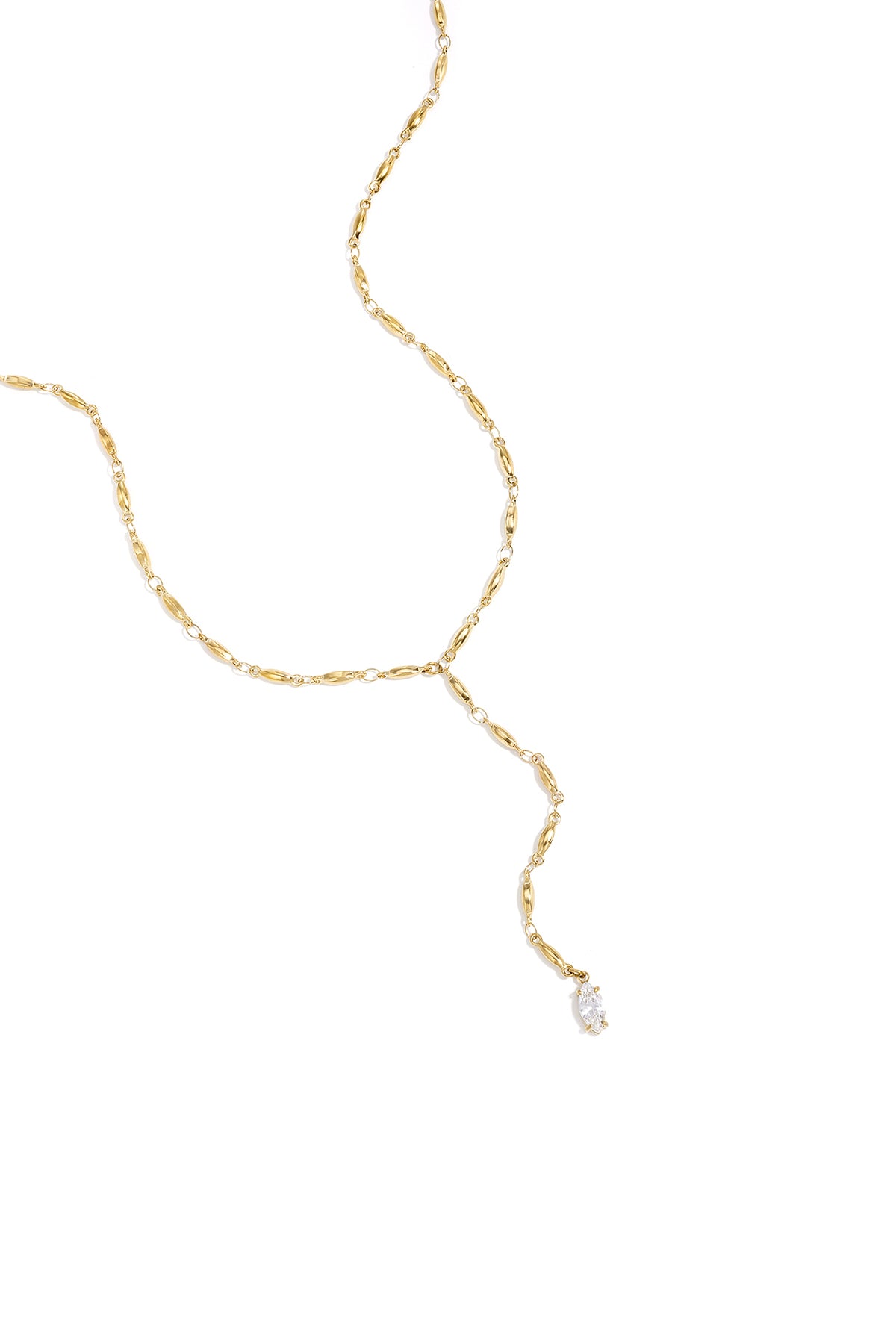 Collana con strass pendenti