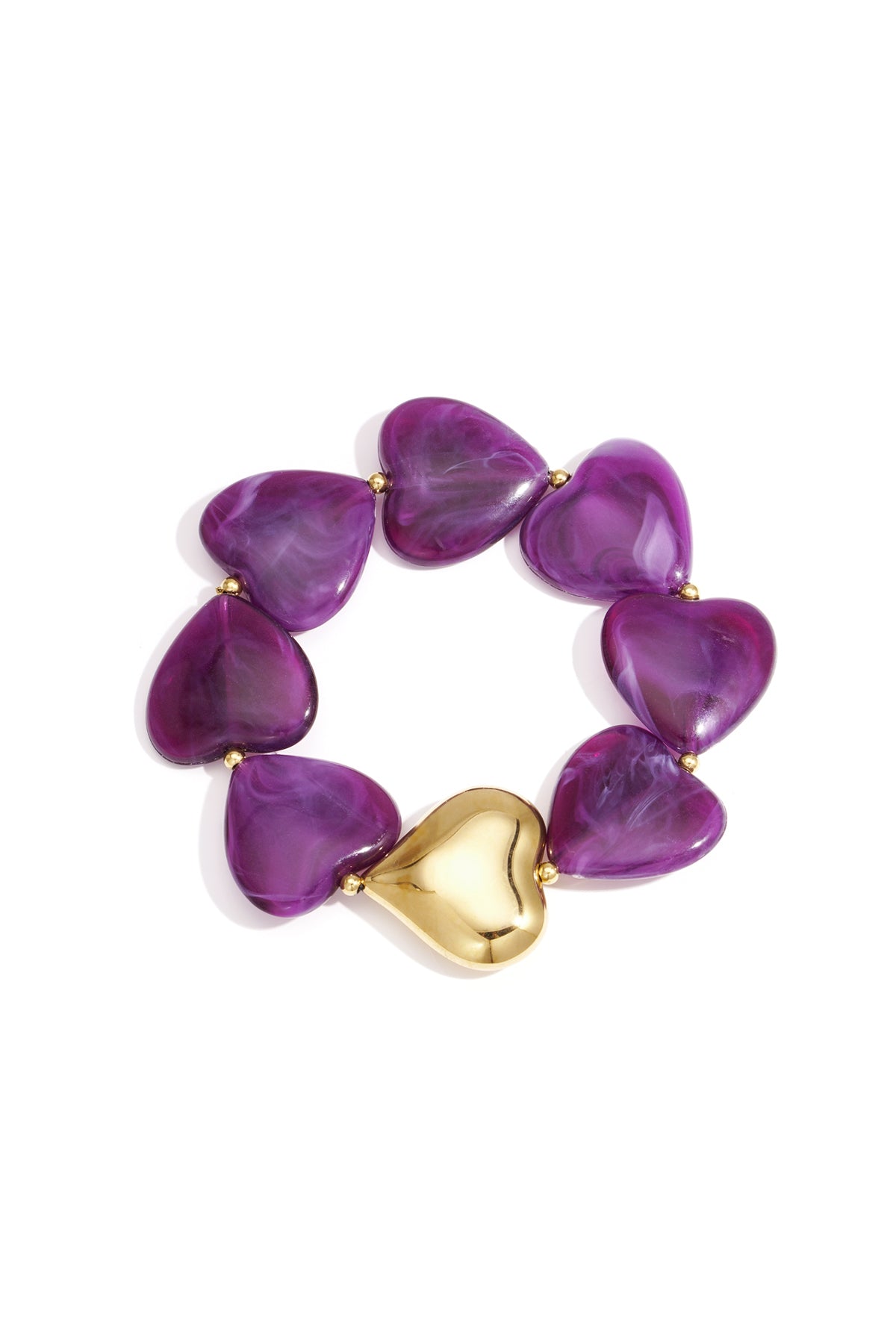 Braccialetti con perline in acrilico, serie classica retrò quotidiana, gioielli da donna