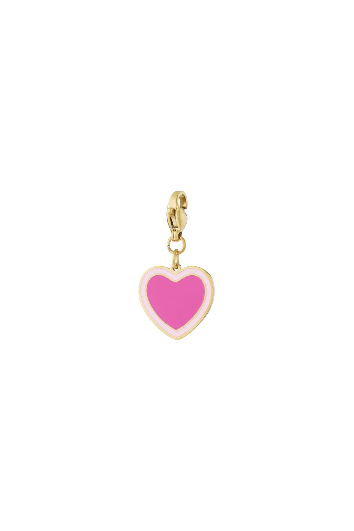 Gioielli in acciaio inossidabile con ciondolo a forma di cuore, casual, quotidiano, semplice, da donna