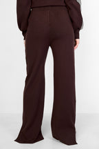 pantaloni in maglia a righe