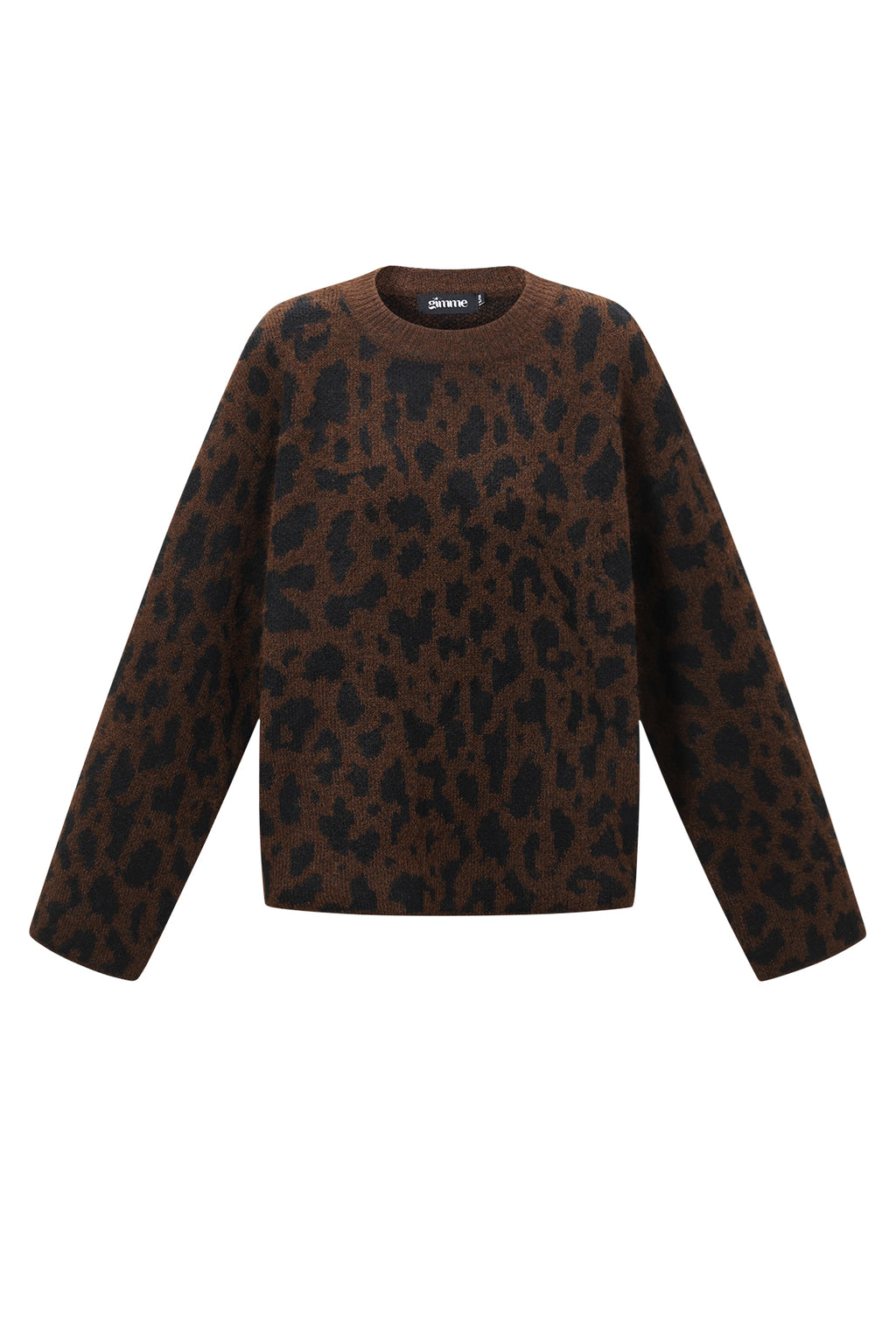 Maglia calda leopardata