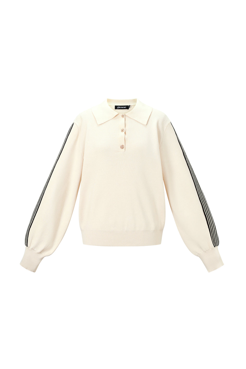 Maglione lavorato a maglia con strisce