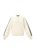 Maglione lavorato a maglia con strisce