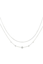 Collana a stella a doppio strato