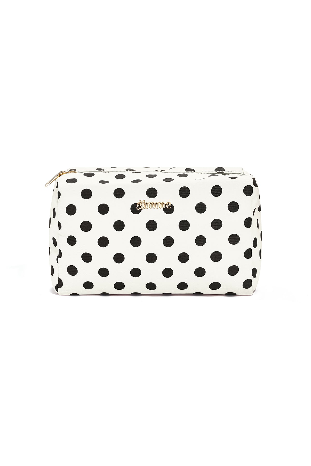 Pochette per il trucco a pois, semplici, in poliestere, accessori per tutti i giorni