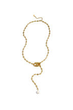 Collana con perlina pendente