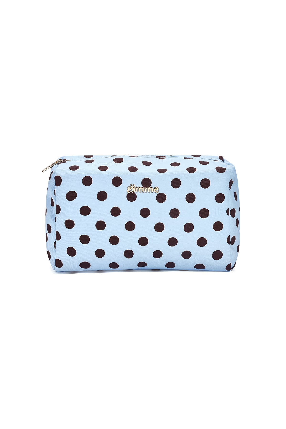 Pochette per il trucco a pois, semplici, in poliestere, accessori per tutti i giorni