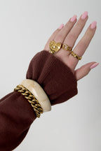 Bracciale con maglie importanti