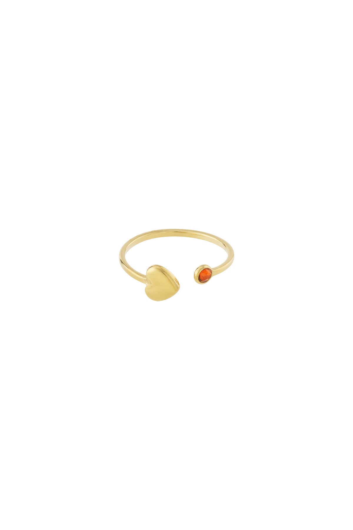 Anello con pietra portafortuna