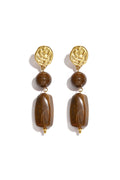 Orecchini pendenti in acciaio inossidabile con perline, serie Retro Daily Classic, gioielli da donna
