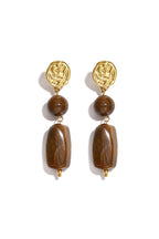 Orecchini pendenti in acciaio inossidabile con perline, serie Retro Daily Classic, gioielli da donna