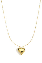 Collane lunghe in acciaio inossidabile con cuore, casual, quotidiane, semplici, gioielli da donna