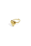 Anello statement classico a forma di cuore