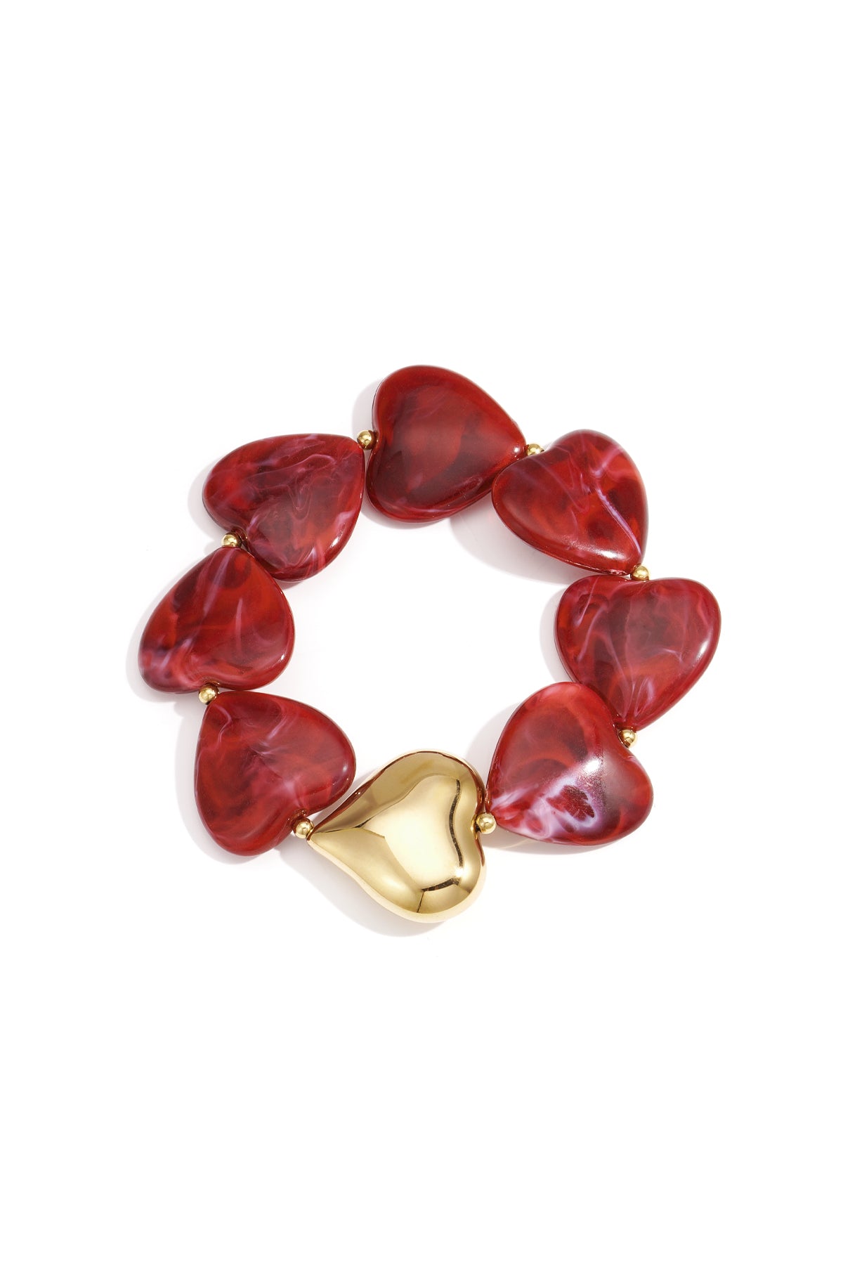 Braccialetti con perline in acrilico, serie classica retrò quotidiana, gioielli da donna