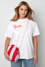 Borsa da spiaggia a righe