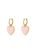 Orecchini a forma di cuore funky