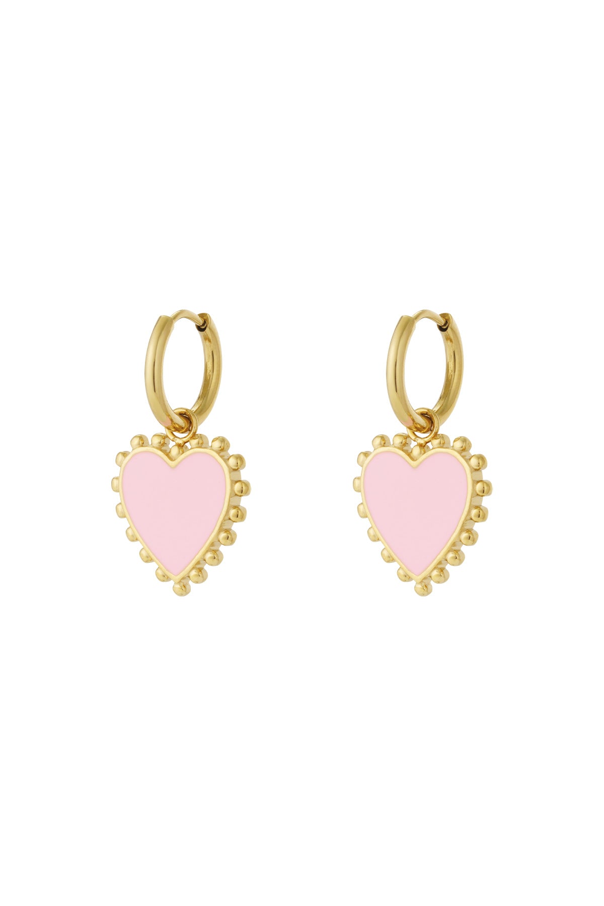 Orecchini a forma di cuore funky