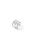 Anello a 3 livelli con incastonatura ellittica