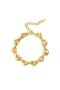 Braccialetti a catena in acciaio inossidabile, serie casual e semplice, gioielli da donna