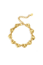 Braccialetti a catena in acciaio inossidabile, serie casual e semplice, gioielli da donna