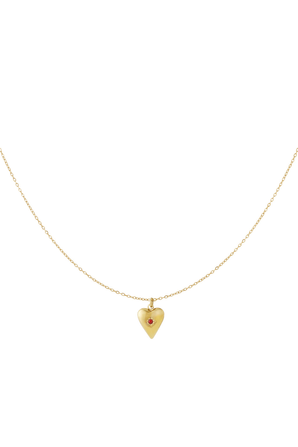 Collana con pietra portafortuna
