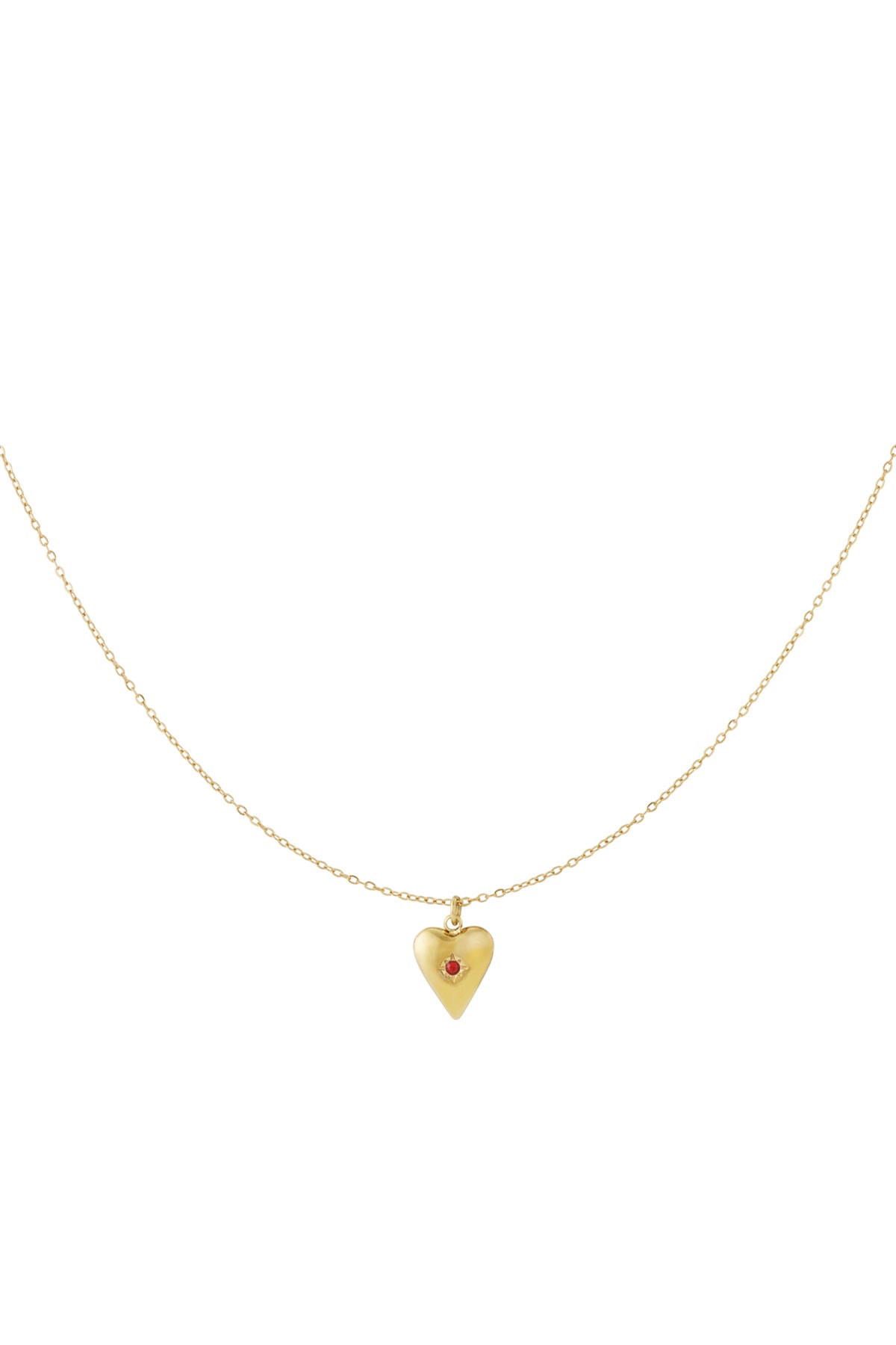 Collana con pietra portafortuna