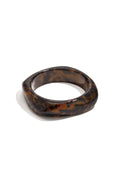 Bracciali rigidi in resina con stampa leopardata, serie Classic Daily Simple, gioielli da donna