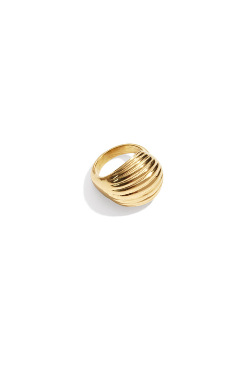 Anelli in acciaio inossidabile con forma irregolare, serie semplice e quotidiana, gioielli da donna