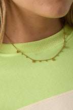 Collana con palline alternate