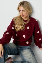 Maglione a pois
