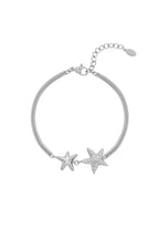 Bracciale a doppia stella