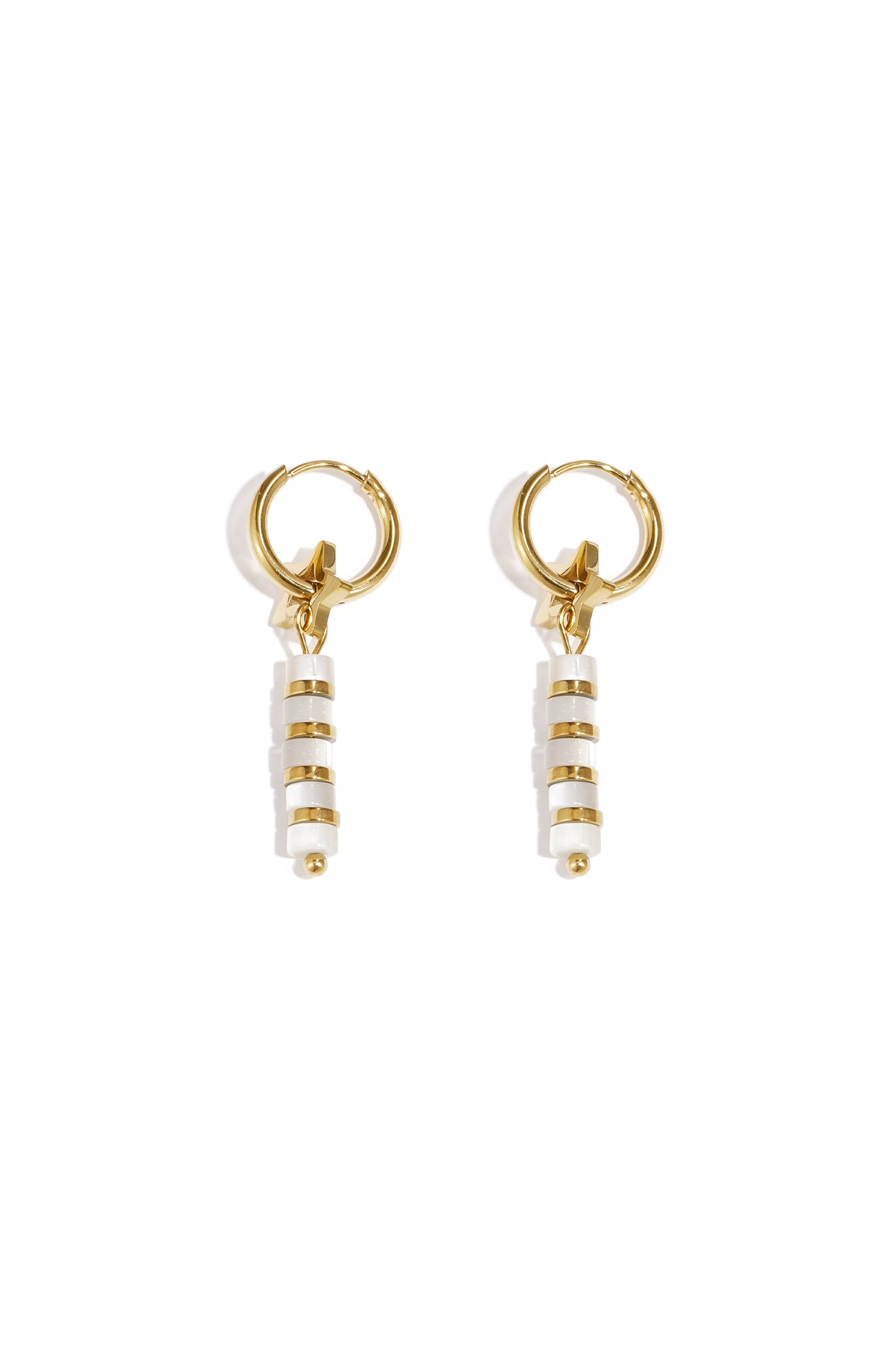 Orecchini a stella con perline