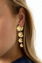 Orecchini pendenti con fiori, casual, quotidiani, per riunioni/feste, semplici, serie di gioielli da donna