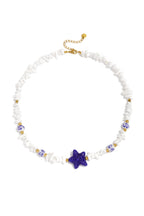 Collane con perline di pietra, stelle marine, serie romantica per vacanze/spiaggia, gioielli da donna