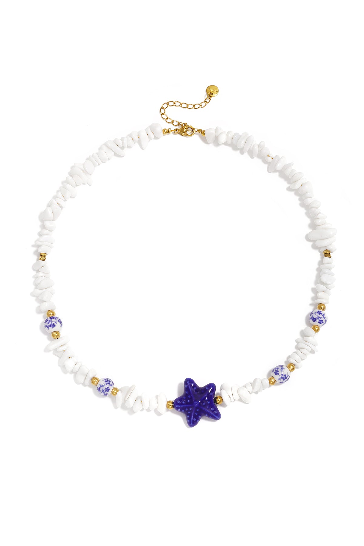 Collane con perline di pietra, stelle marine, serie romantica per vacanze/spiaggia, gioielli da donna