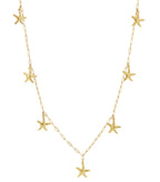 Collana lunga a forma di stella
