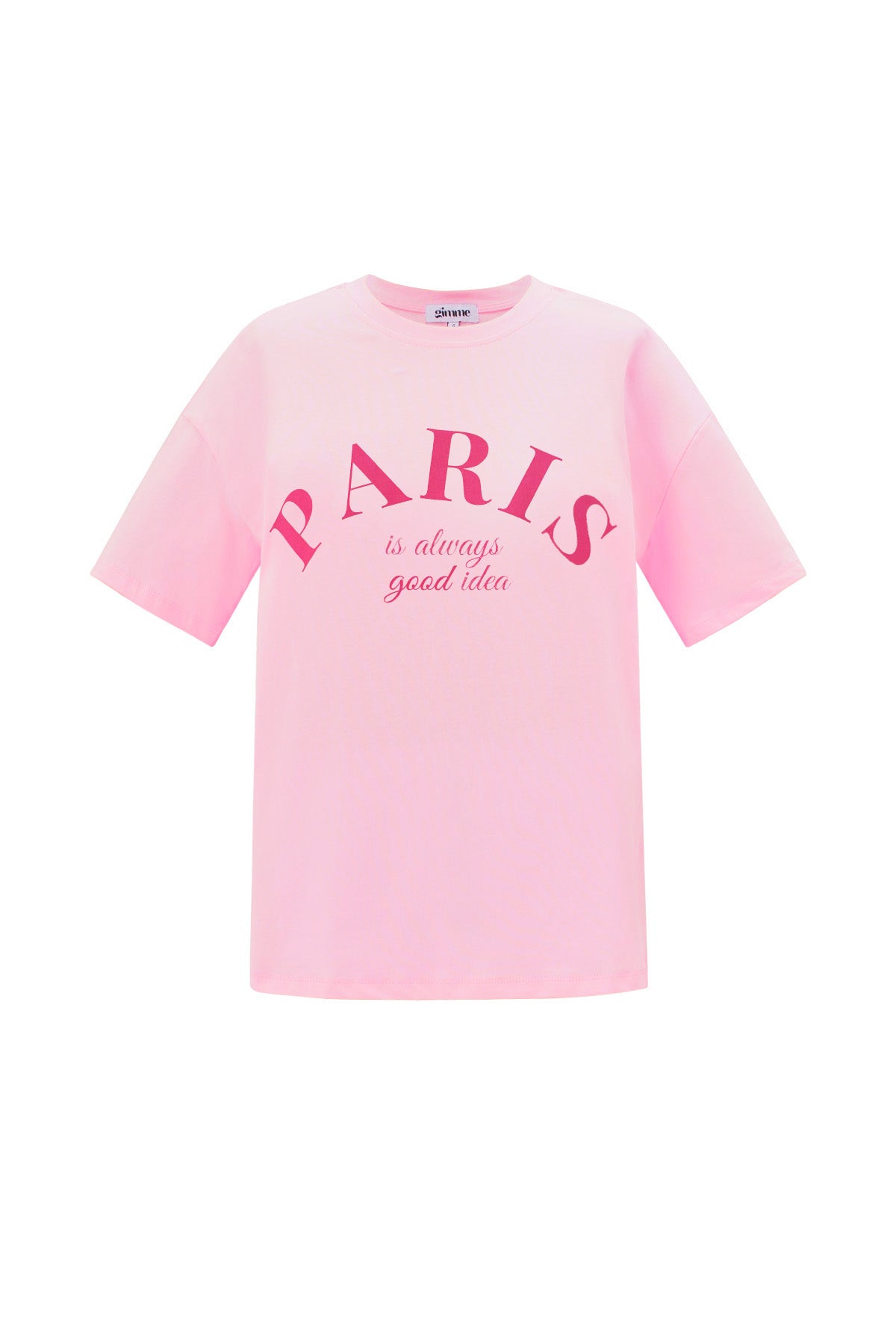 Cotton Maglietta Donna Casual Letters