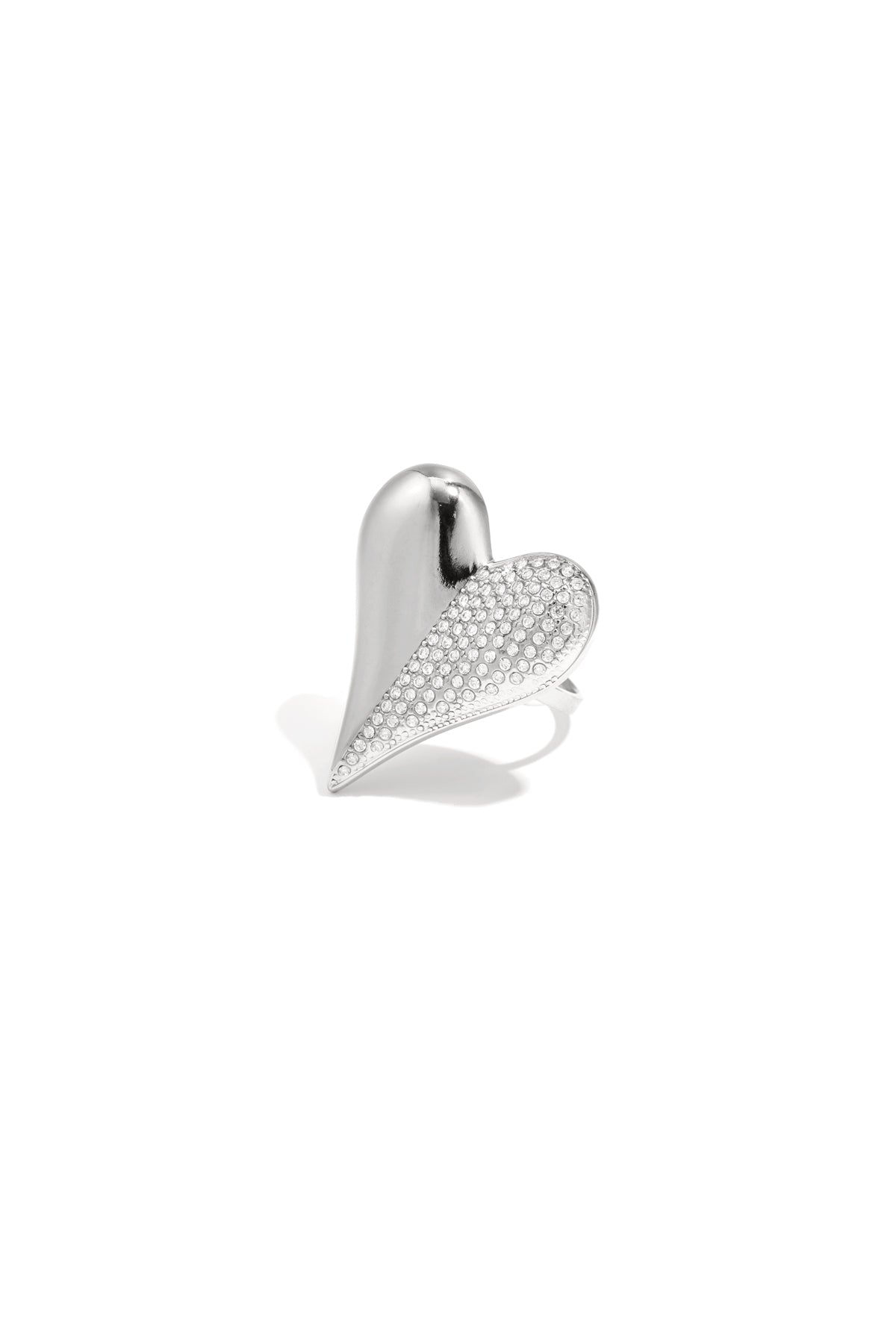 Anelli in acciaio inossidabile con cuore, casual, quotidiani, romantici, gioielli da donna