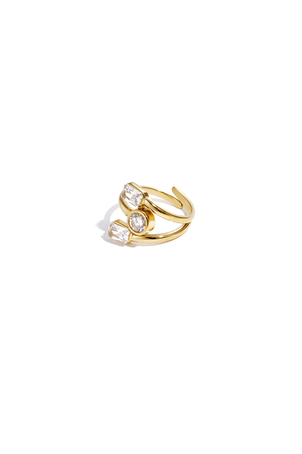 Anello con pietre diverse