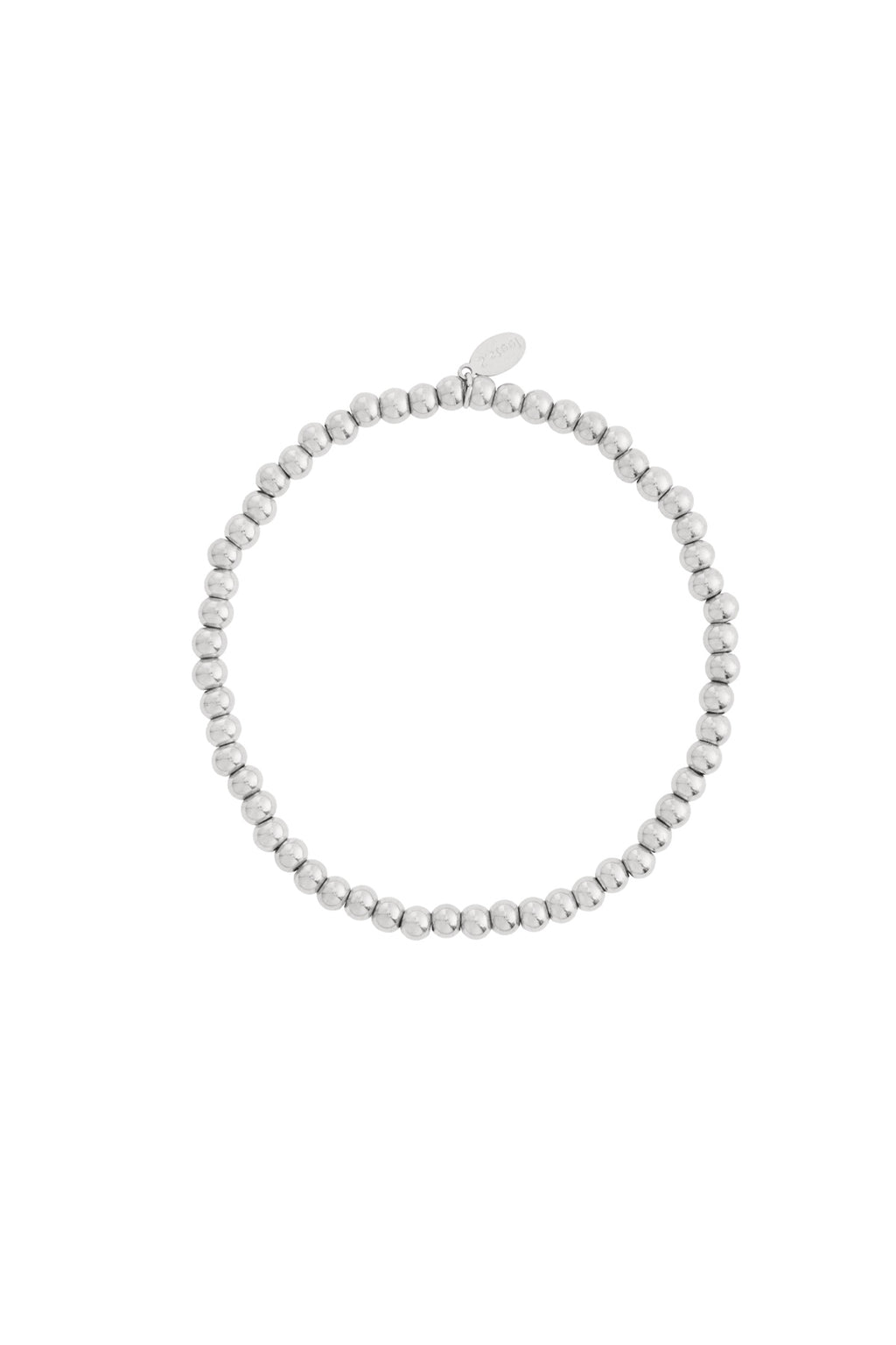 braccialetti di perline solide - 4 mm
