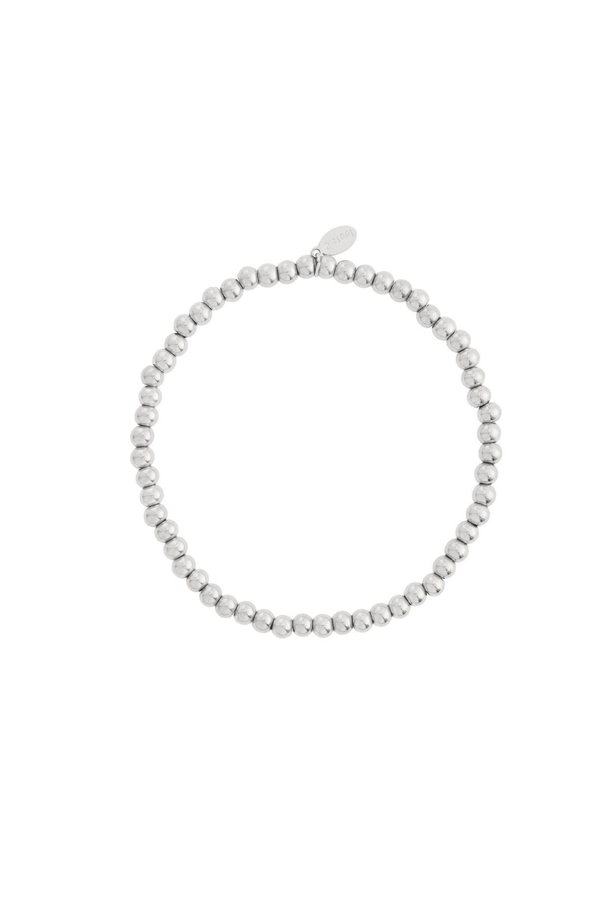 braccialetti di perline solide - 4 mm