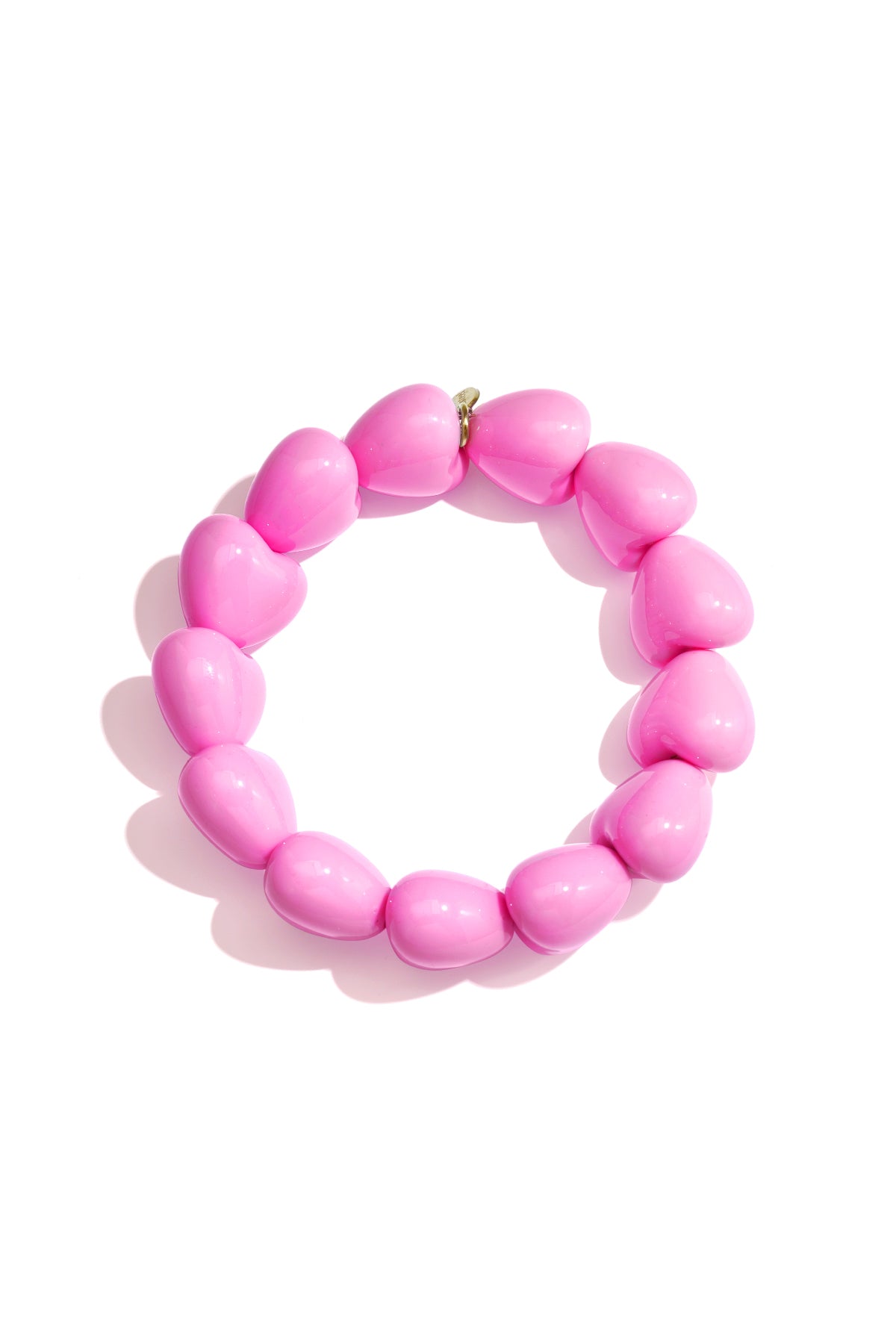Braccialetto a forma di cuore piccolo con 13 perline