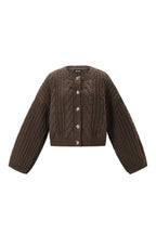 Cardigan a trecce