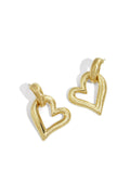 Orecchini pendenti a forma di cuore, casual, quotidiani, semplici, gioielli da donna