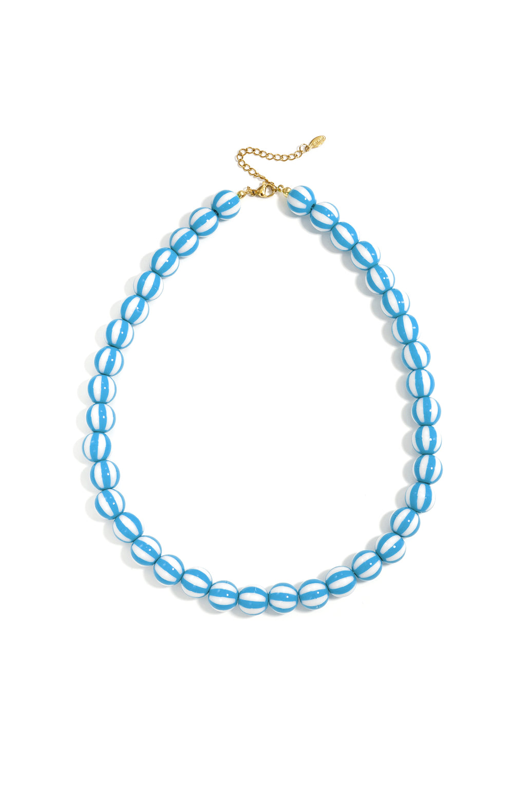 Collana di perline con perline a righe