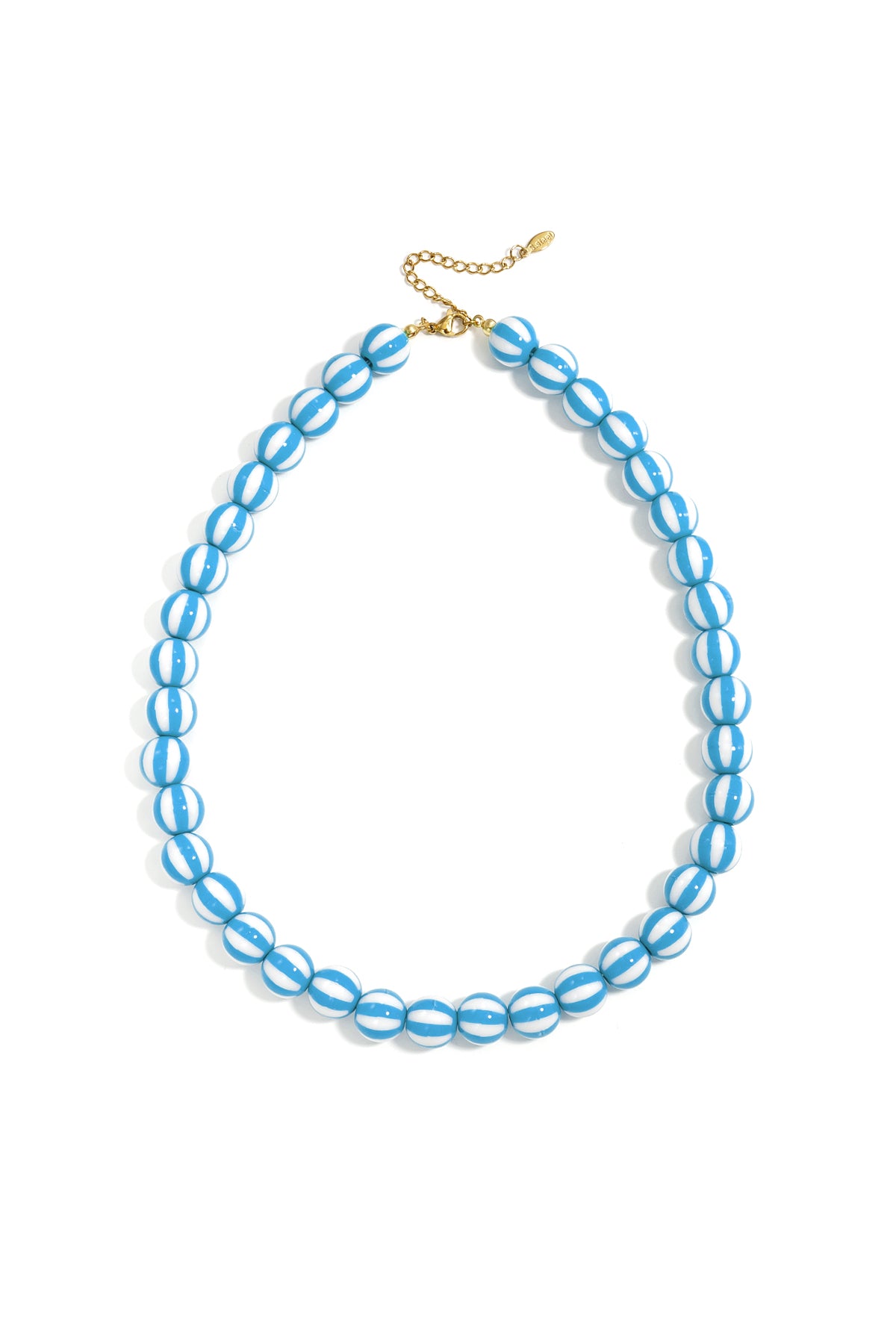 Collana di perline con perline a righe