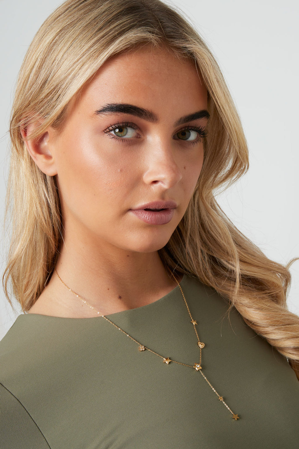 Collane con ciondolo in acciaio inossidabile, serie Star Casual Daily Simple, gioielli da donna