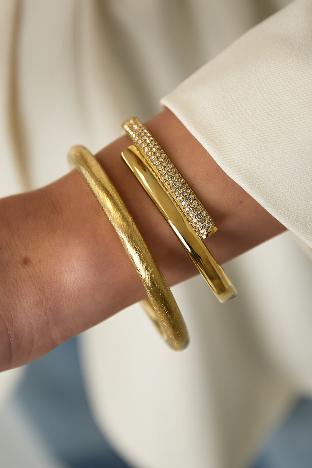 Braccialetti in acciaio inossidabile, serie casual e semplice, gioielli da donna
