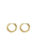 Creoli semplici XL Gold Stainless Steel