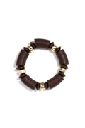 Braccialetti con perline di legno, perline, serie Retro Daily Simple, gioielli da donna